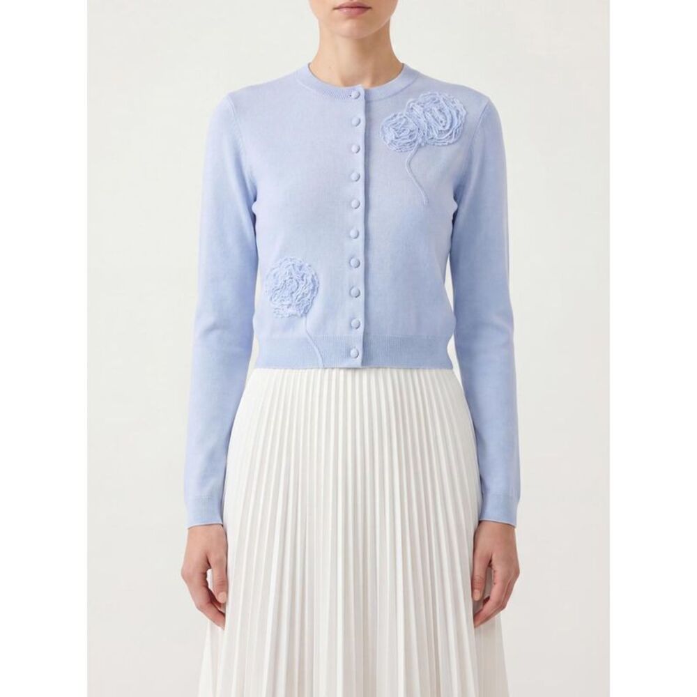 Self-Portrait Sweater Woman Blue
